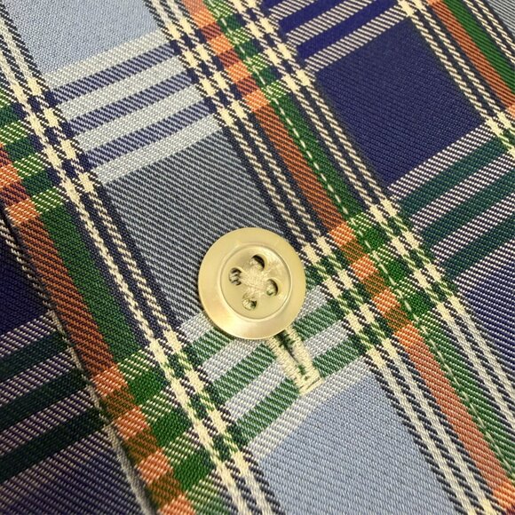 Brooks Brothers Makers Dress Shirt Plaid Button Down USA Made Cotton XL - Picture 4 of 9